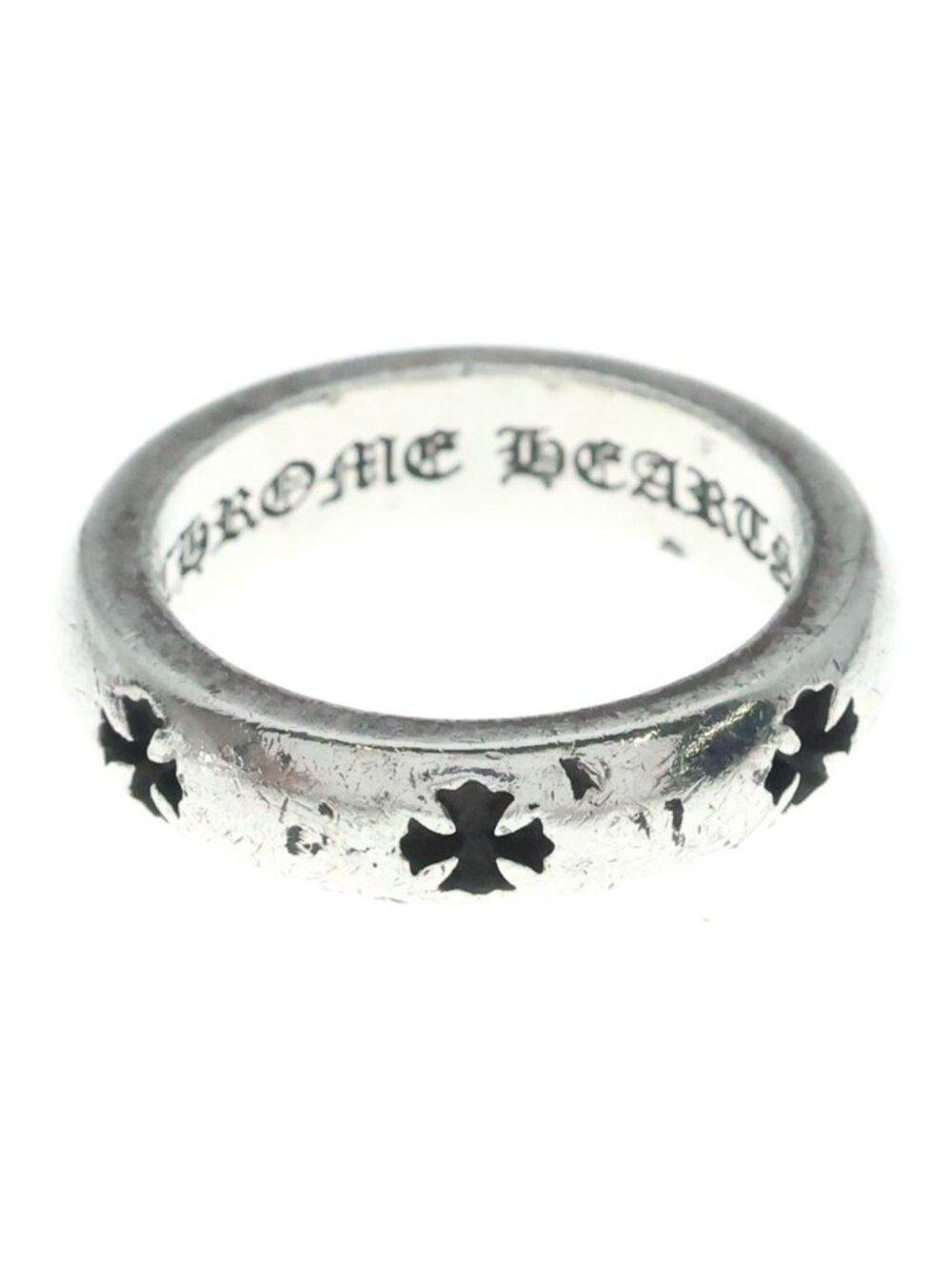 Chrome Hearts Negative CH Plus Ring Silver